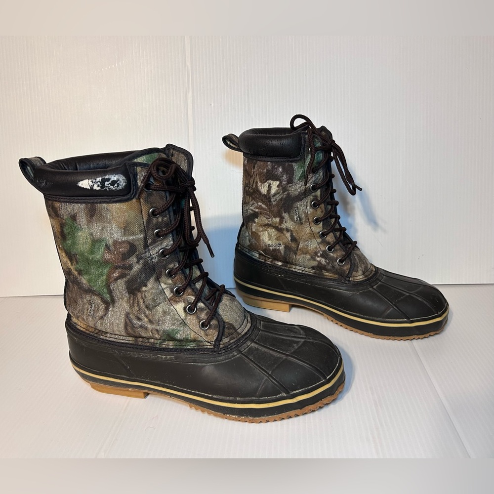 Timber Wolf Thermo Lite thin insulation camouflage hunting boots men size 11